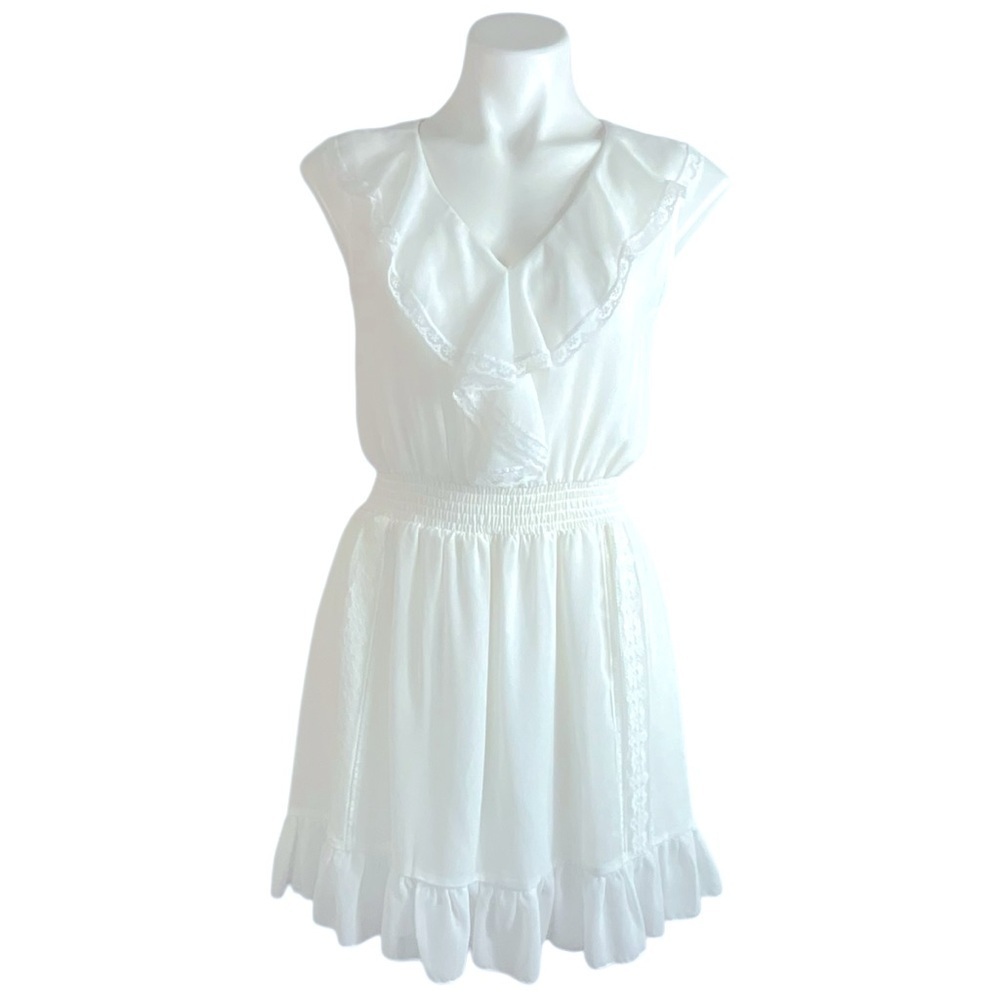 Liu-Jo Amaryll Mini Ruffle Flounce Lace Dress‎